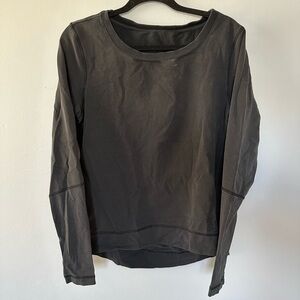 Lululemon Athletica Black Crewneck Sweater